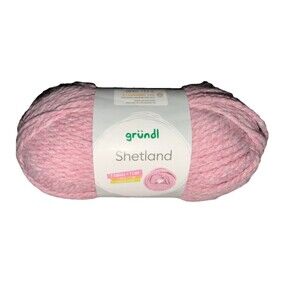 Gründl Shetland Wool Blend Yarn Pink color 100g Skein